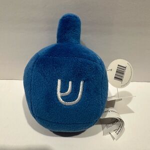 Blue Plush Hanukkah Dreidel Toy